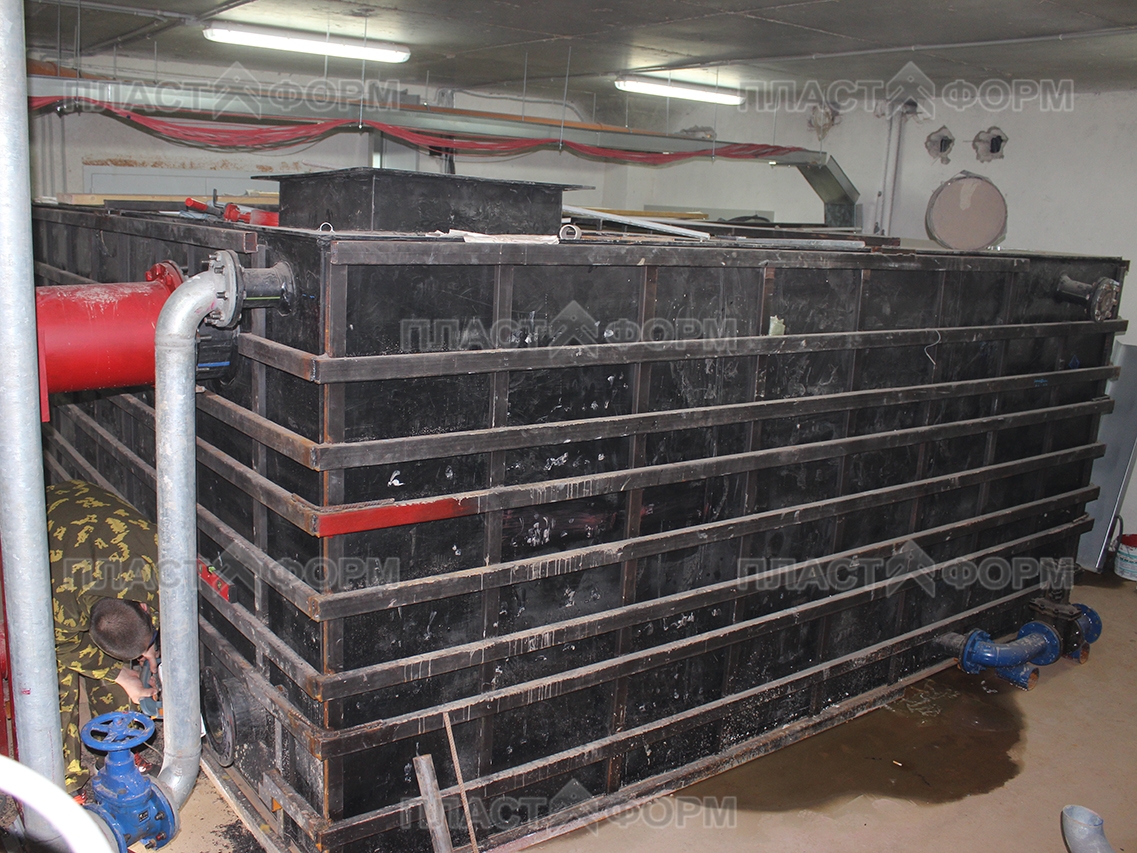 Изготовление емкостей из полипропилена и полиэтилена на объекте заказчика