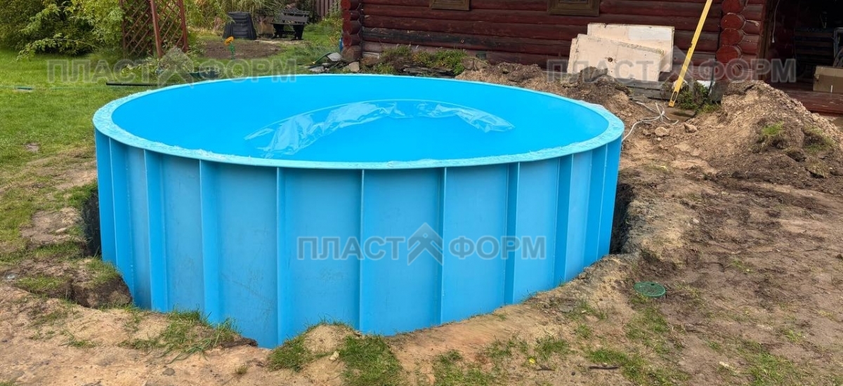 Пластиковый бассейн для дачи
